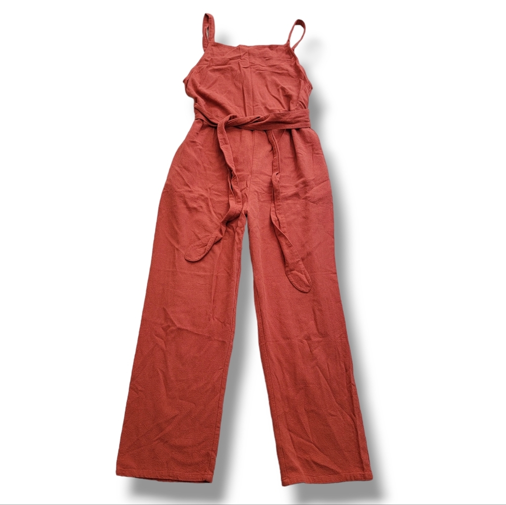 Roolee Wide Leg Cropped Sleeveless Jumpsuit Size Small